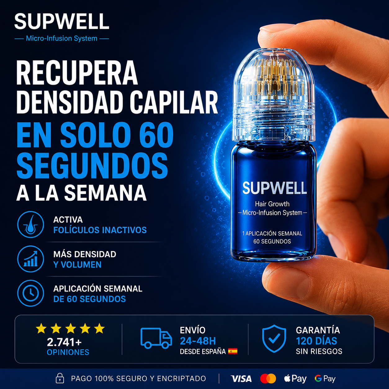 Recupera densidad capilar y fortalece tu cabello desde la raiz